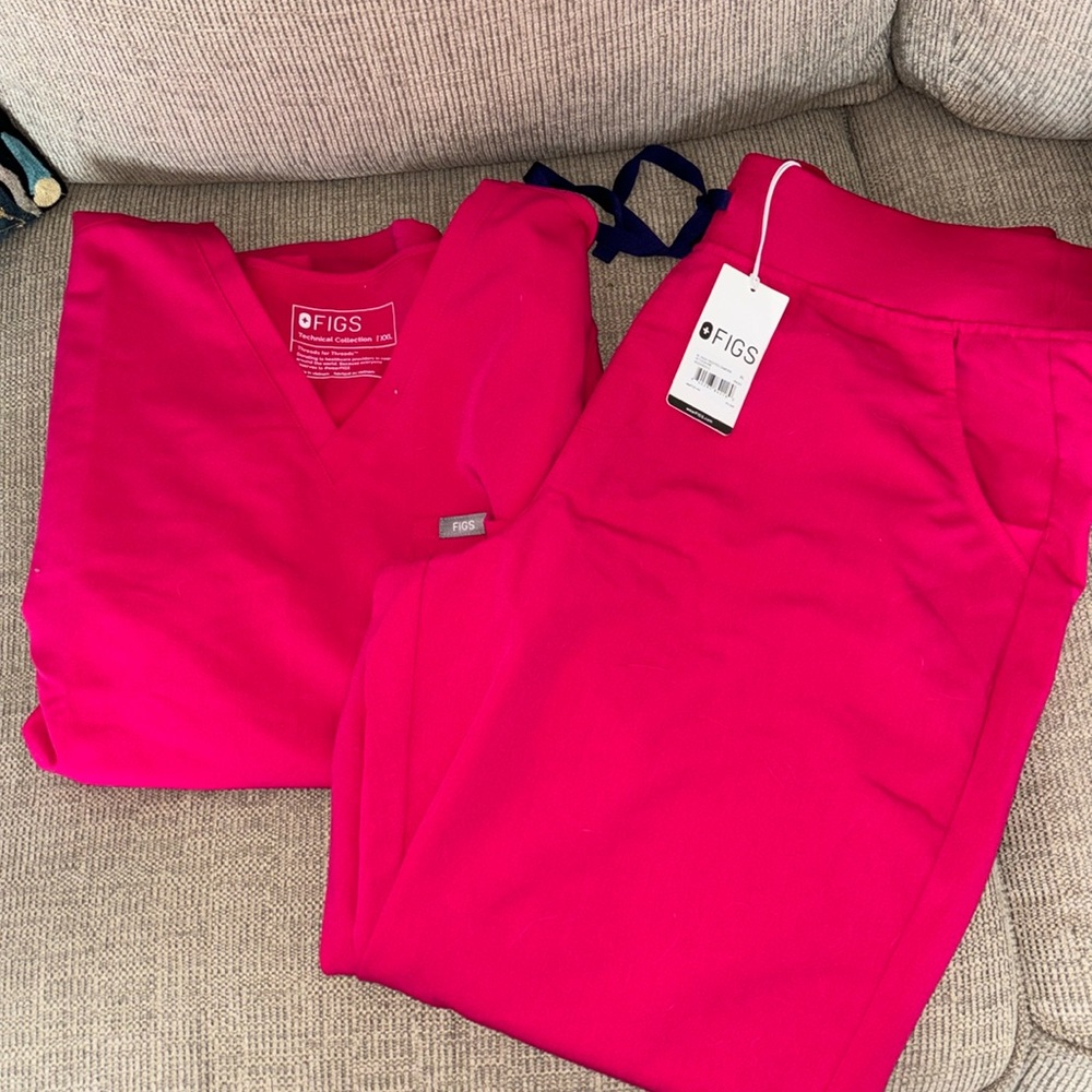 Raspberry Sorbet figs scrubs